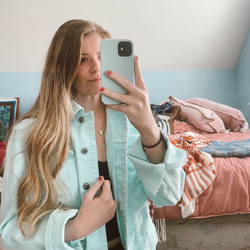 Vintage Baby Blue Jacket